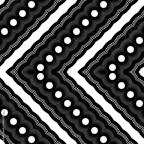 Design seamless zigzag decorative pattern