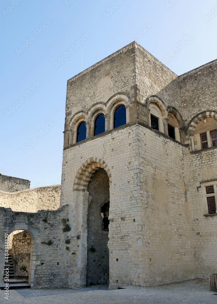 La loggia du logis du palais du château de Montélimar
