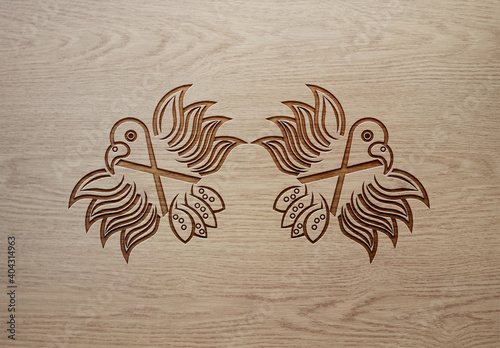 3d bird logo design idea for business photo
