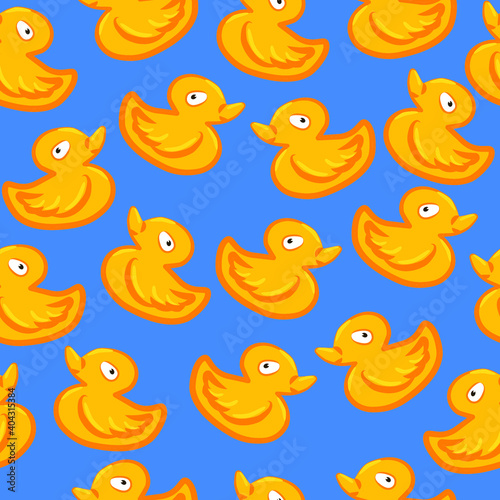 seamless pattern with duck