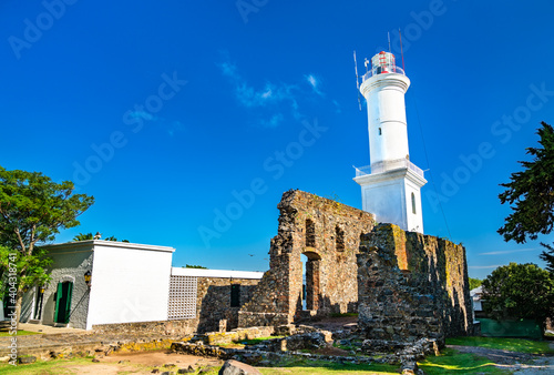 Faro de Colonia del Sacramento, a lighthouse in Uruguay photo