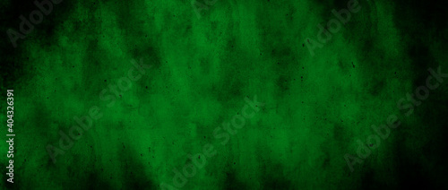 Witch Green Smoke Grunge Watercolour Texture Banner Background
