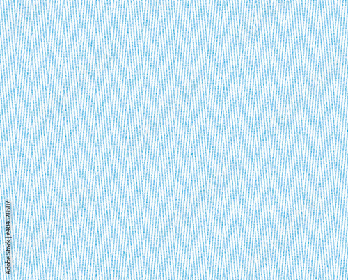 Grungy herringbone pattern or zigzag pattern of light blue color on white
