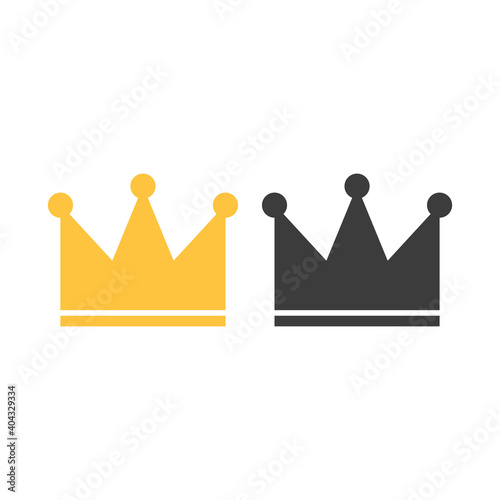 Crowns Icons .Quolity Design. Vector Illustration