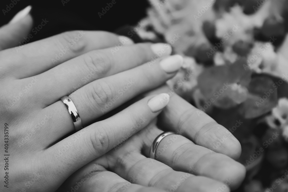 hands of the groom and the bride hands of the groom and the bride