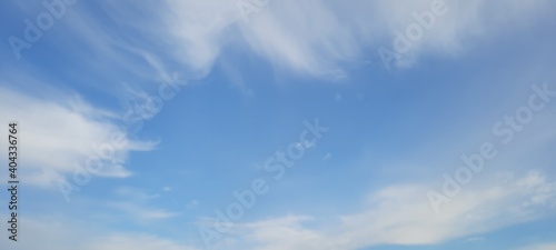 blue sky with clouds
