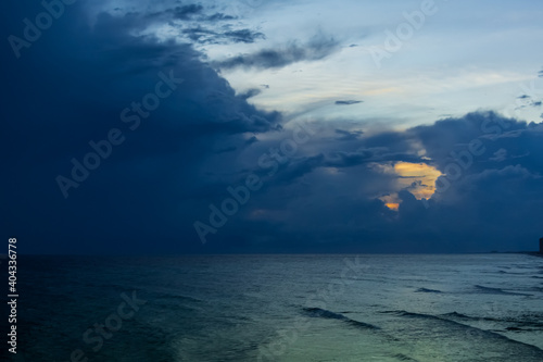 Fotografie Twighlight over the Gulf of Mexico - two