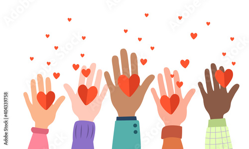 Wallpaper Mural man and woman hands with heart Torontodigital.ca