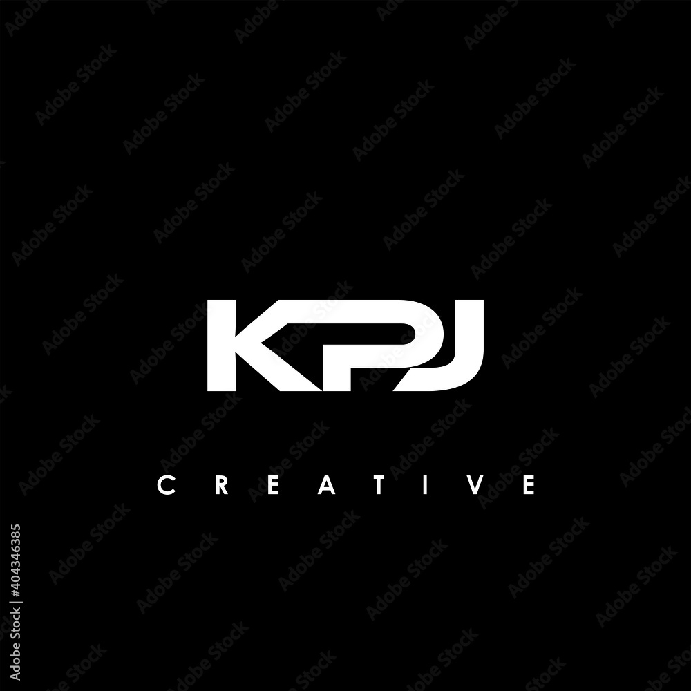 KPJ Letter Initial Logo Design Template Vector Illustration KPJ Letter Initial Logo Design Template Vector Illustration
