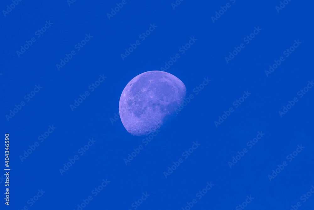 Moon in the night sky. Moon in the night sky.