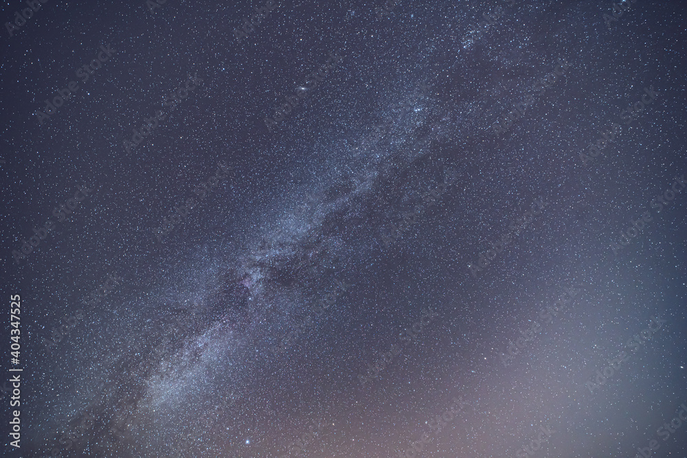 Obraz premium Milky Way in the night sky.