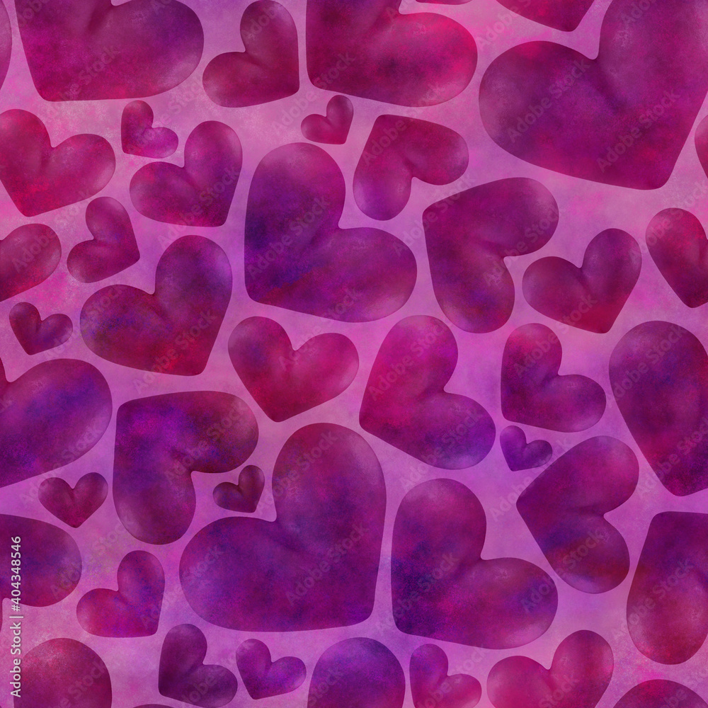 3D image, rendering Seamless pattern on a Pink background. Pink Heart. Holiday Valentine's Day. Backdrop. Postcard, cover 3D image, rendering Seamless pattern on a Pink background. Pink Heart. Holiday Valentine's Day. Backdrop. Postcard, cover