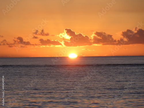 Sunset in Mauritius 