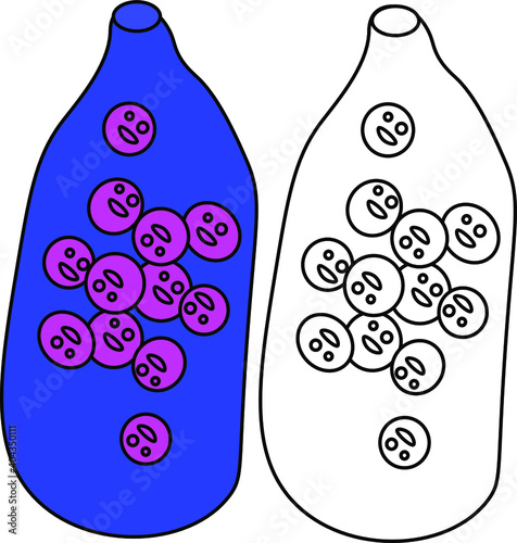 illustration of a drop battle