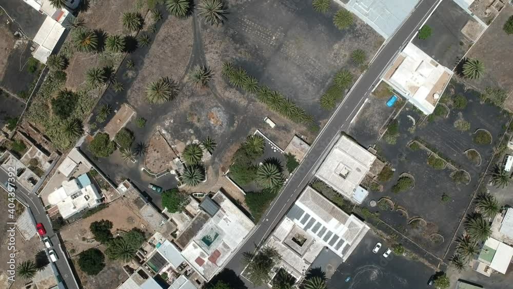 Aerial view on landscape near Mirador del Rio Lanzarote, Canary island, Spain Aerial view on landscape near Mirador del Rio Lanzarote, Canary island, Spain