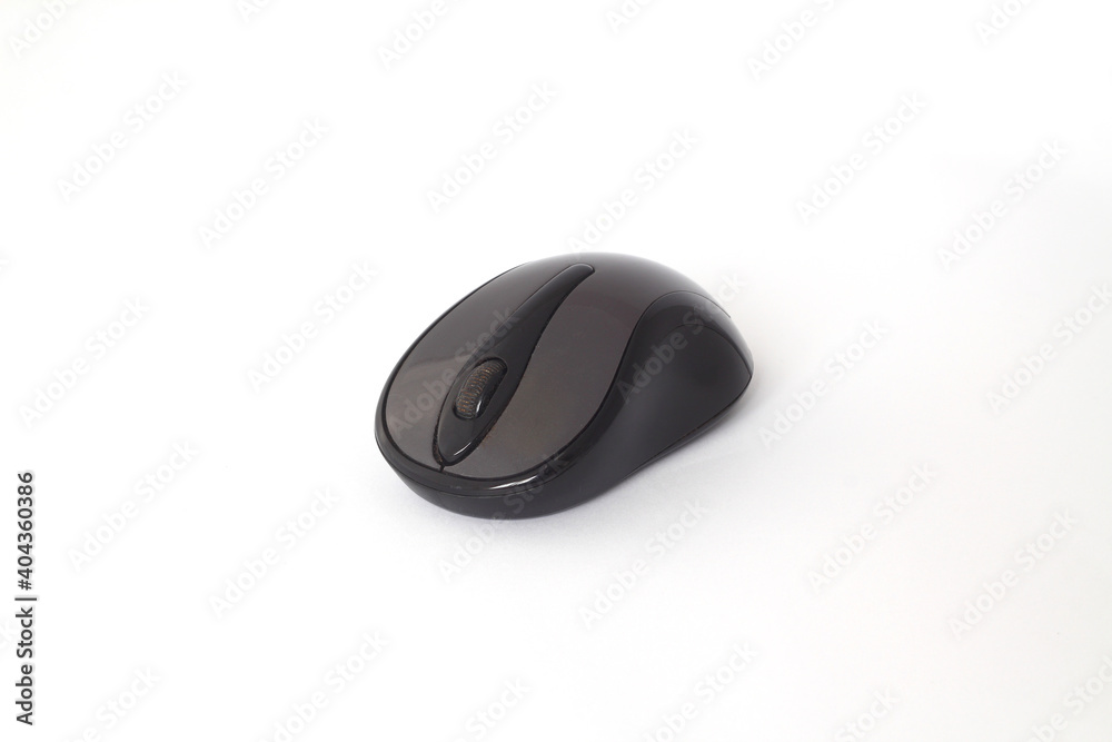 Wireless computer mouse isolated on white background. Wireless computer mouse isolated on white background.