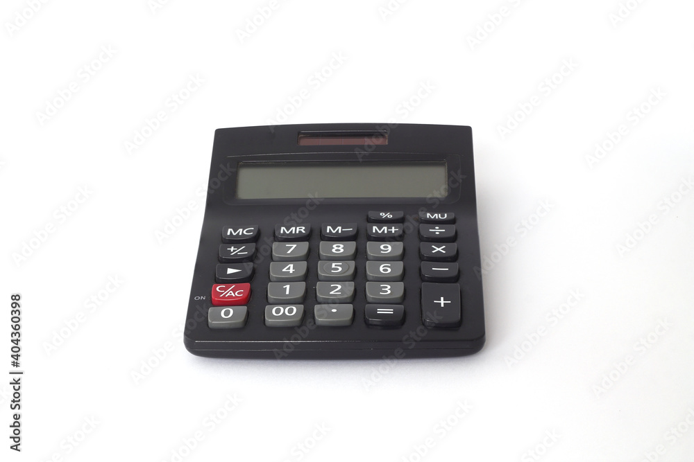 calculator isolated on white background calculator isolated on white background