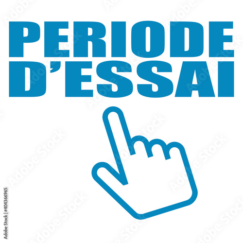 Logo période d'essai.