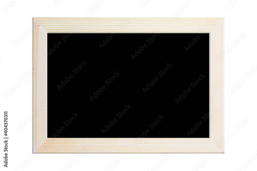 Blackboard or photo wood frame isolated on white background, clipping path. Blackboard or photo wood frame isolated on white background, clipping path.