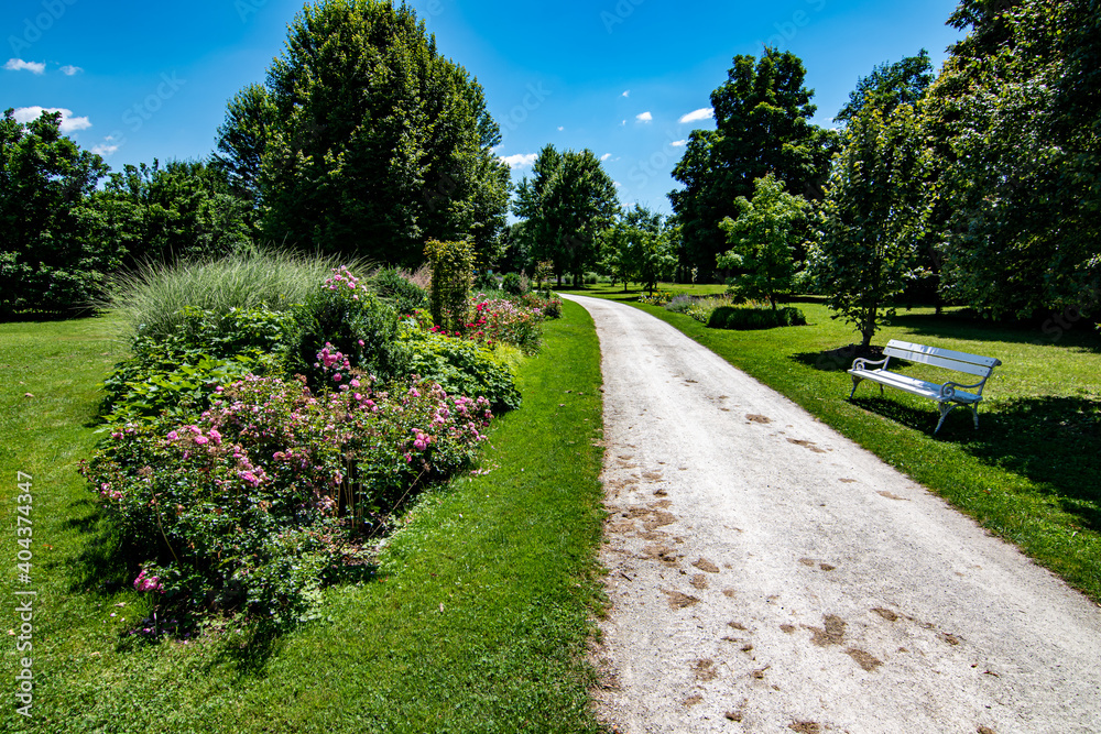 Obraz premium Botanical garden Volcji potok, arboretum, Kamnik, Slovenia