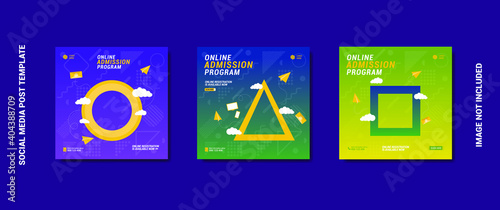 Social Media Education Promotion templates