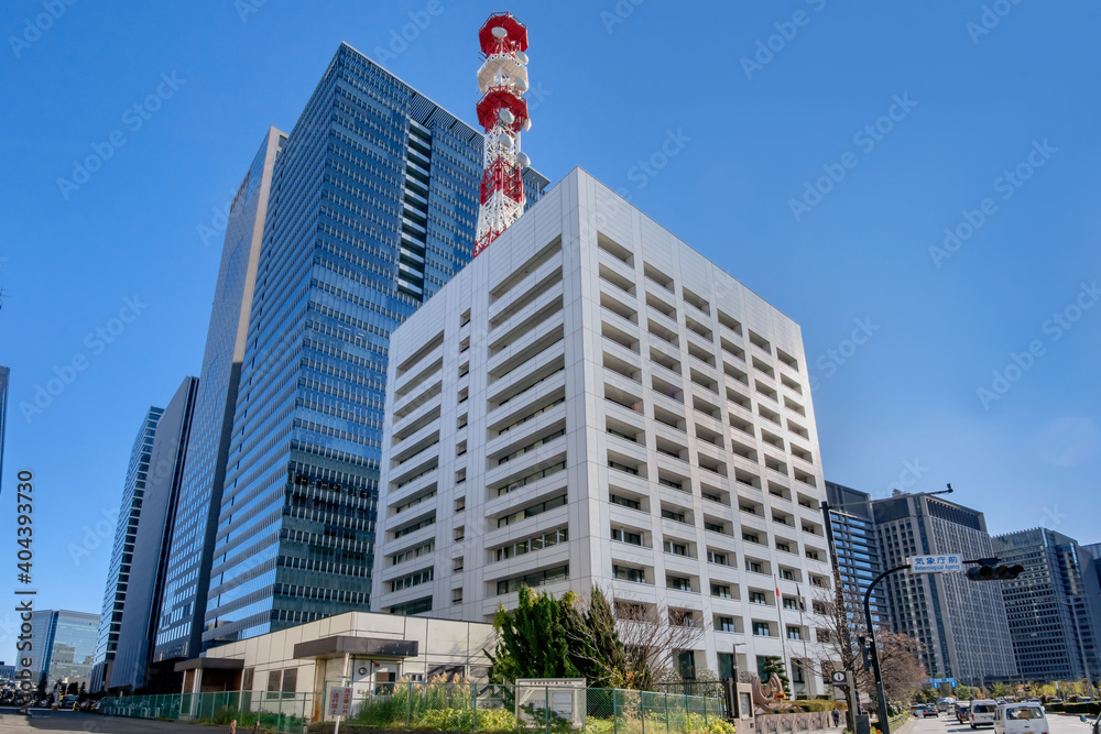 Fototapeta premium 千代田区大手町の東京消防庁 本庁舎