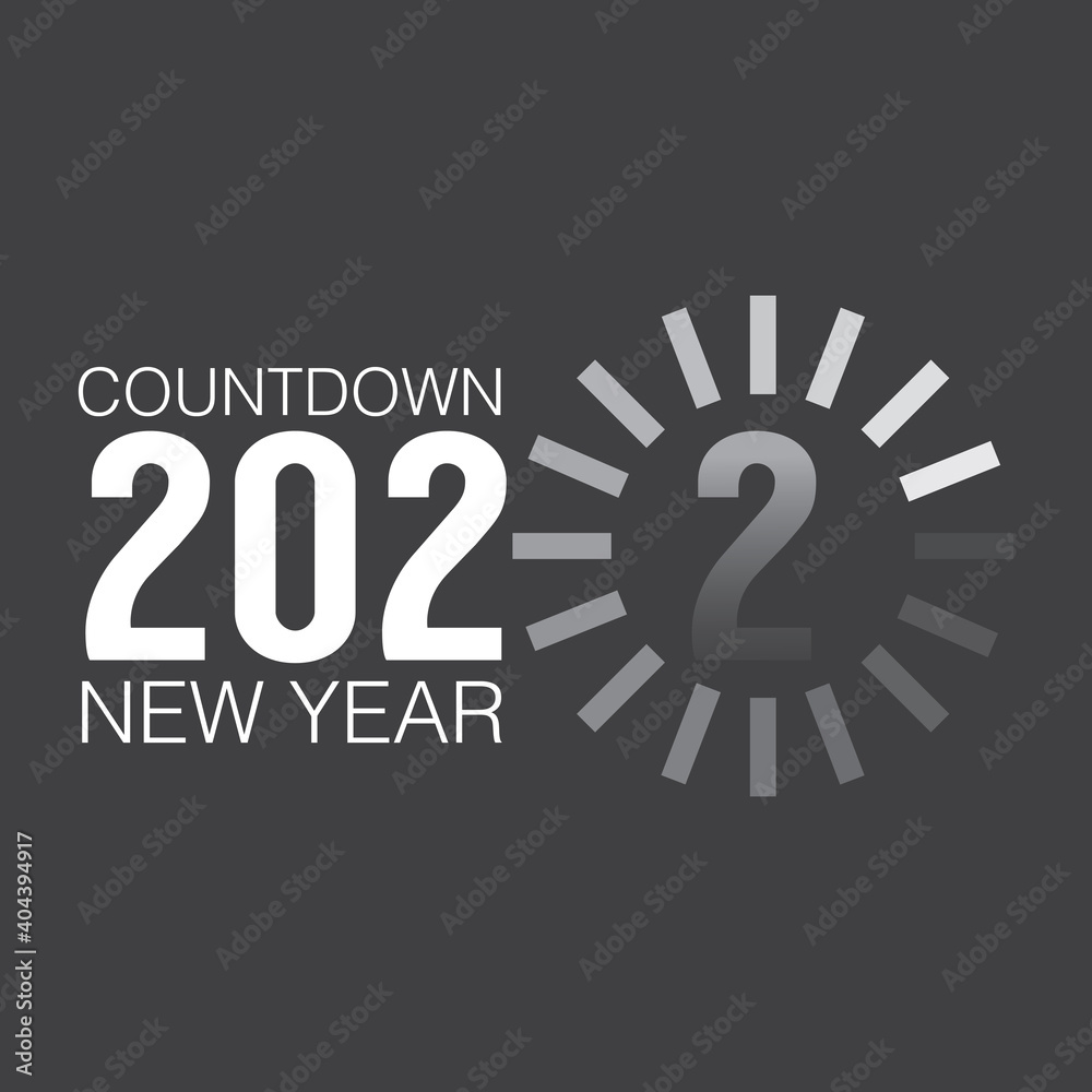 Loading Of 2022 Countdown Vector Illustration. Loading Of 2022 Countdown Vector Illustration.