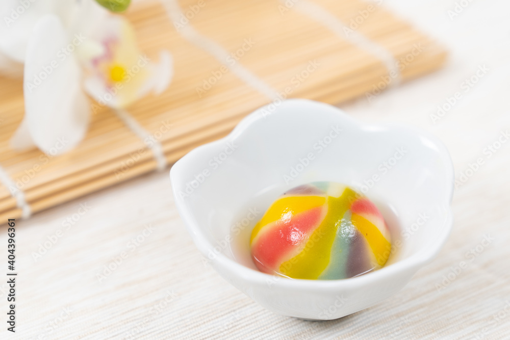 Traditional chinese sweet glutinous rice ball called tang yuan Traditional chinese sweet glutinous rice ball called tang yuan