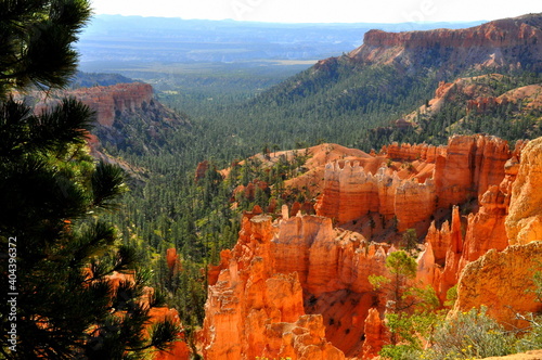 Spire-shape rock formation at Bryce Canyon National Park in Southern Utah, U.S.A