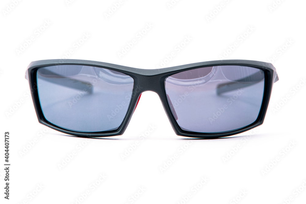 Fashion sunglasses black frames on white background. Fashion sunglasses black frames on white background.