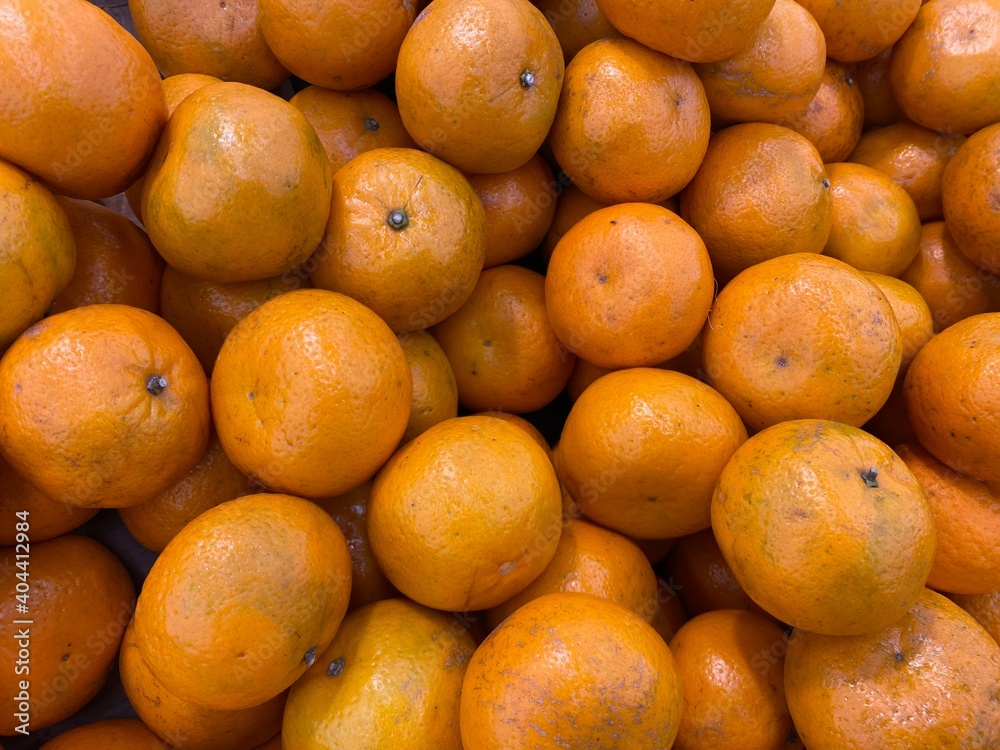 Oranges fruits are available in the market ahead of Chinese New Year Oranges fruits are available in the market ahead of Chinese New Year