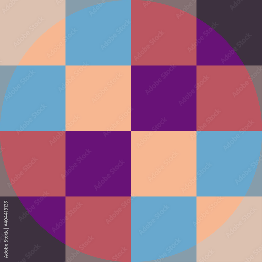 An abstract retro checkered pattern background image.
