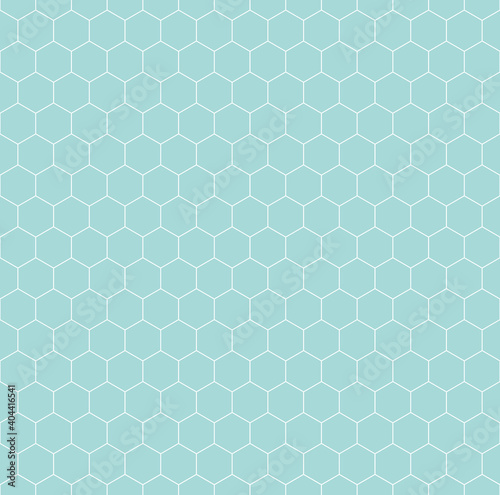 A set of seamless hexagon patterns. Simple vector illustration.