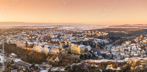 Castle in Veszprem in winter