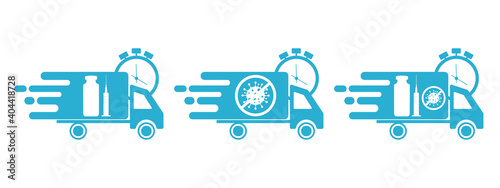 Call for vaccine use. Covid vaccine delivery.