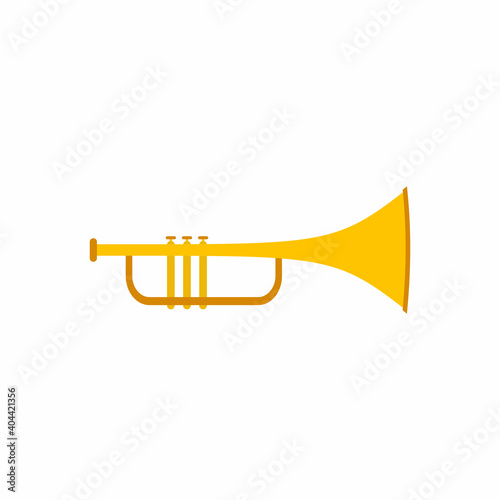 Vector yellow trumpet icons...