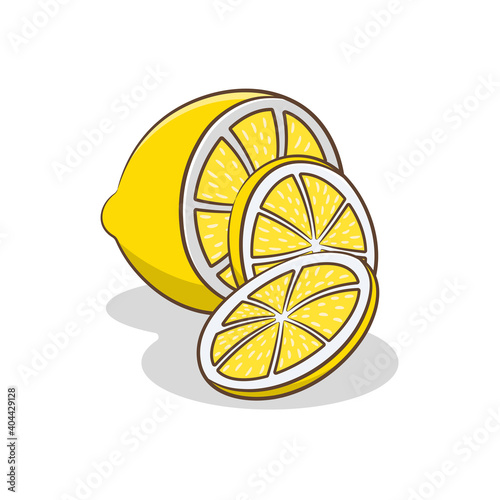Sliced lemon