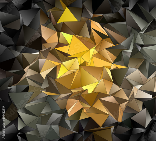 3d Triangles, abstract background. Design wallpaper.