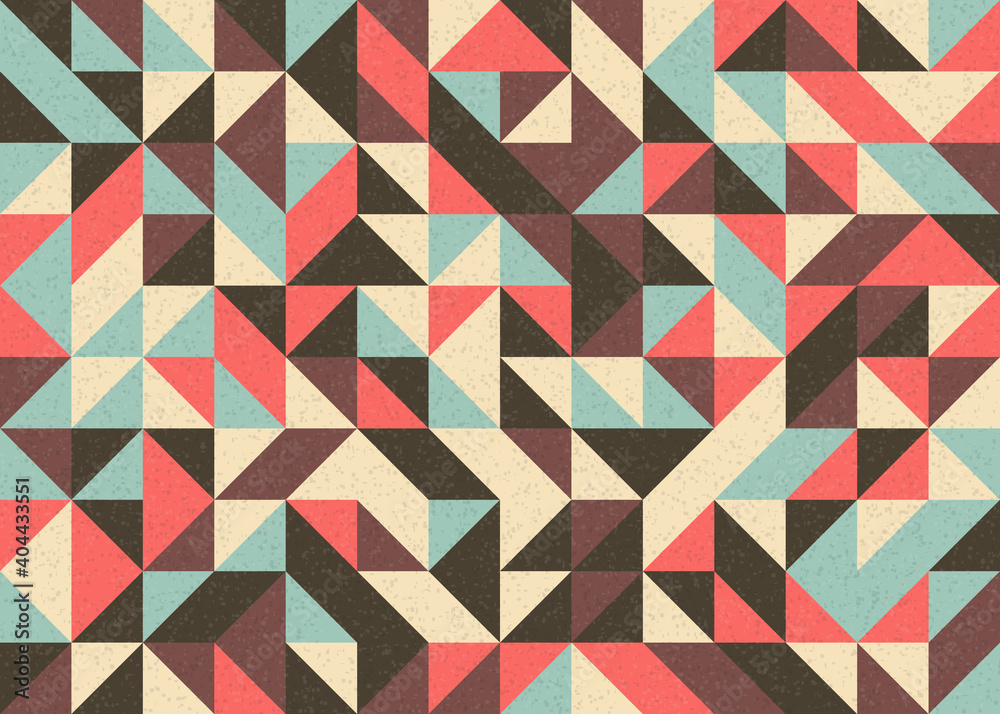 Abstract Geometric Pattern generative computational art illustration