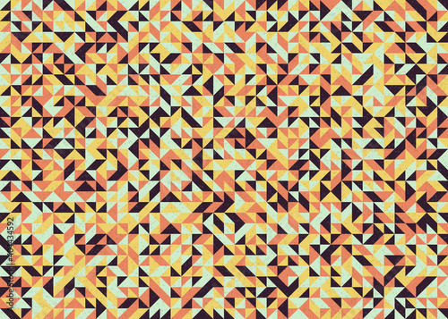 Abstract Geometric Pattern generative computational art illustration