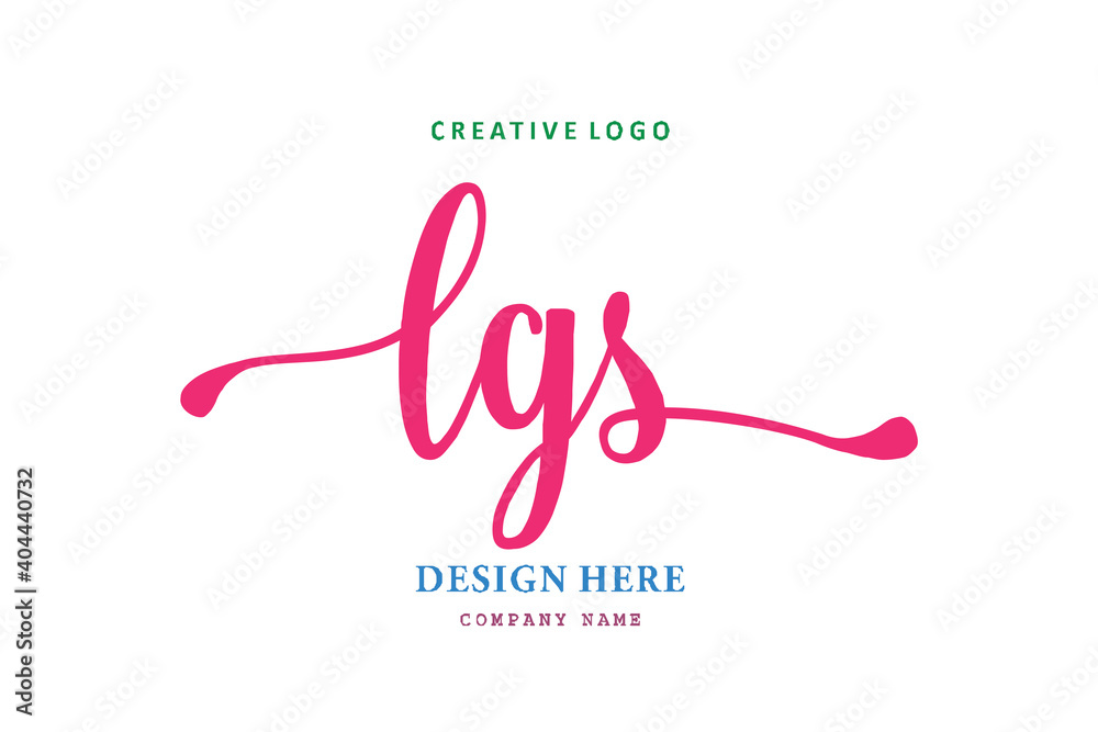 LGS lettering logo is simple, easy to understand and authoritative ...