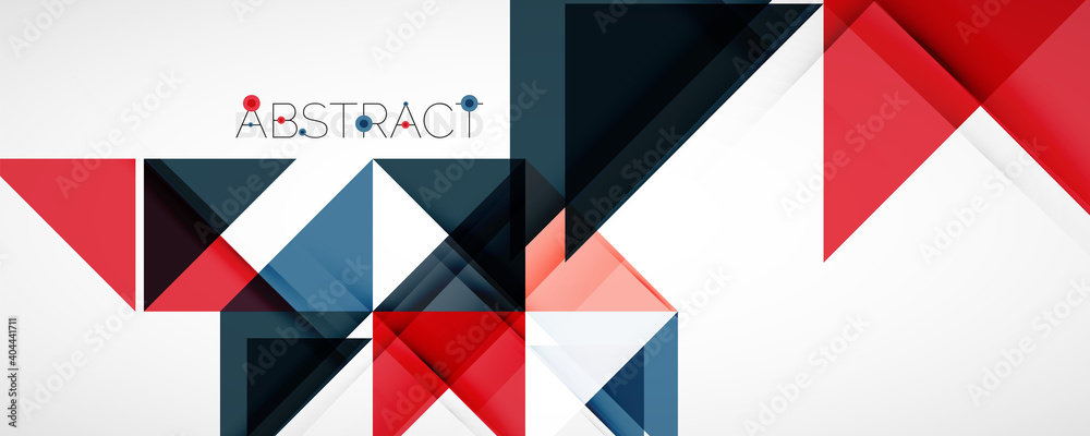 Set of vector triangle geometric backgrounds. Vector illustration for covers, banners, flyers and posters and other designs Set of vector triangle geometric backgrounds. Vector illustration for covers, banners, flyers and posters and other designs