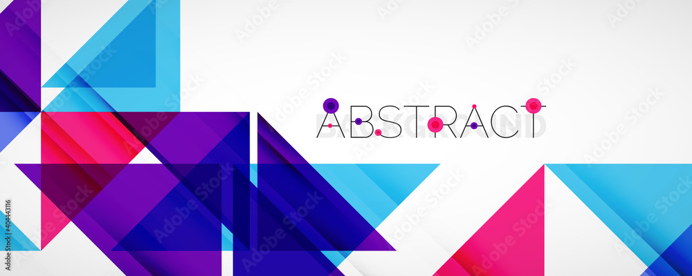 Set of vector triangle geometric backgrounds. Vector illustration for covers, banners, flyers and posters and other designs Set of vector triangle geometric backgrounds. Vector illustration for covers, banners, flyers and posters and other designs