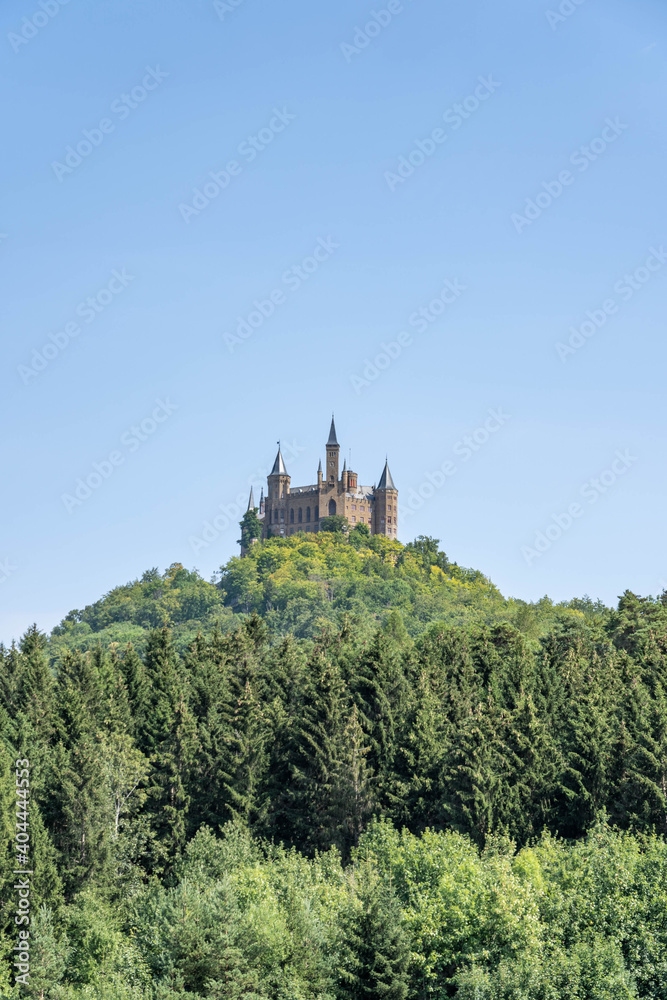 Medival Castle on top of hills near Stuttguart in Germany