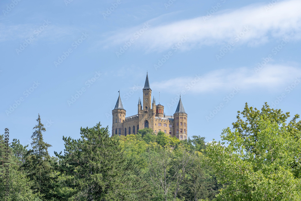 Medival Castle on top of hills near Stuttguart in Germany