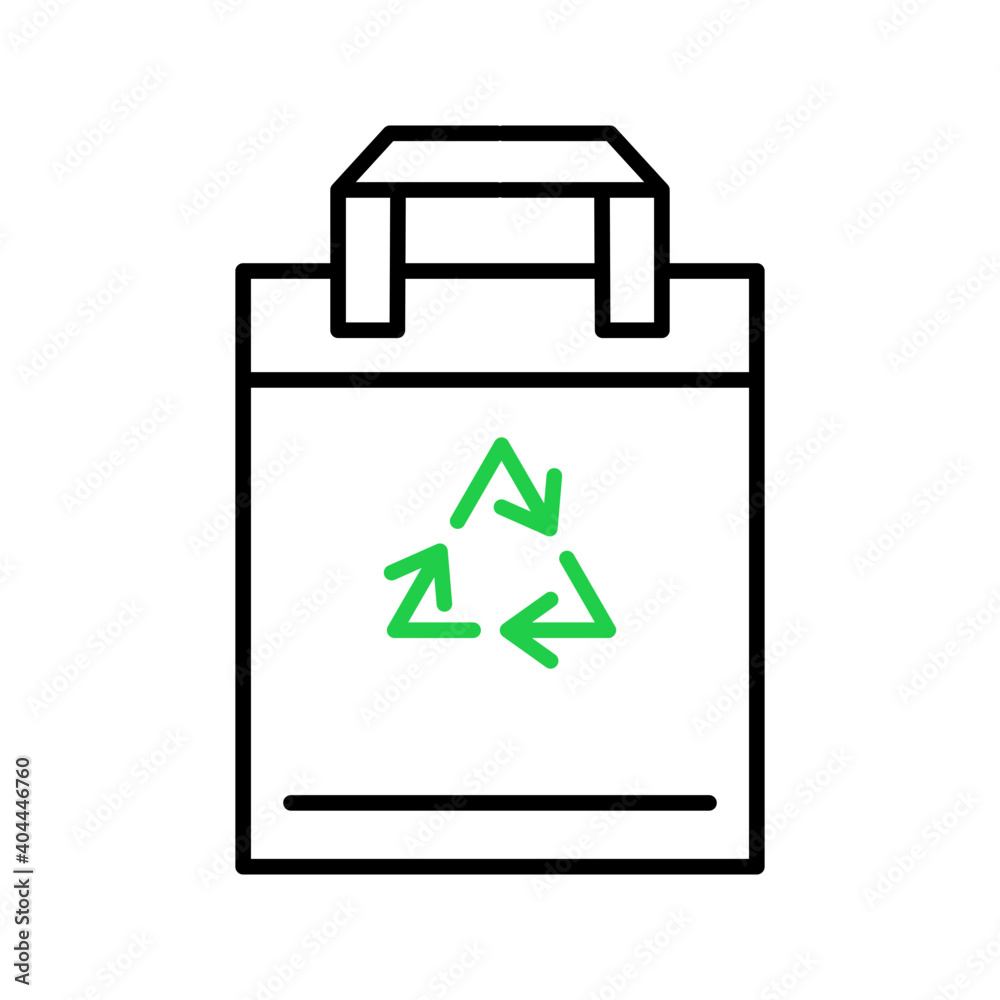 Recycle bag icon Recycle bag icon