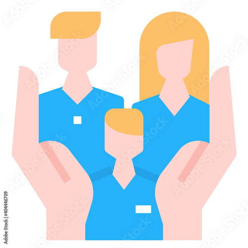 Family icon for web element , webpage, application, card, printing, social media, posts etc.