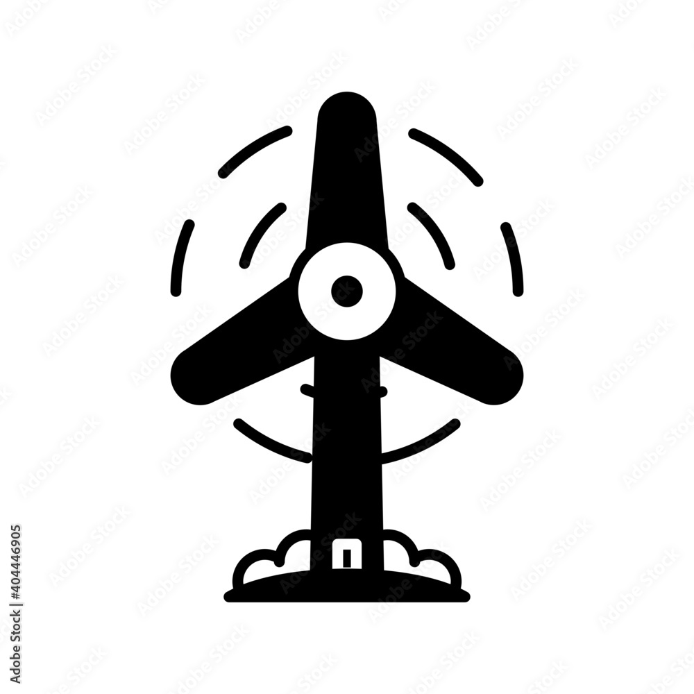 Wind turbine icon Wind turbine icon