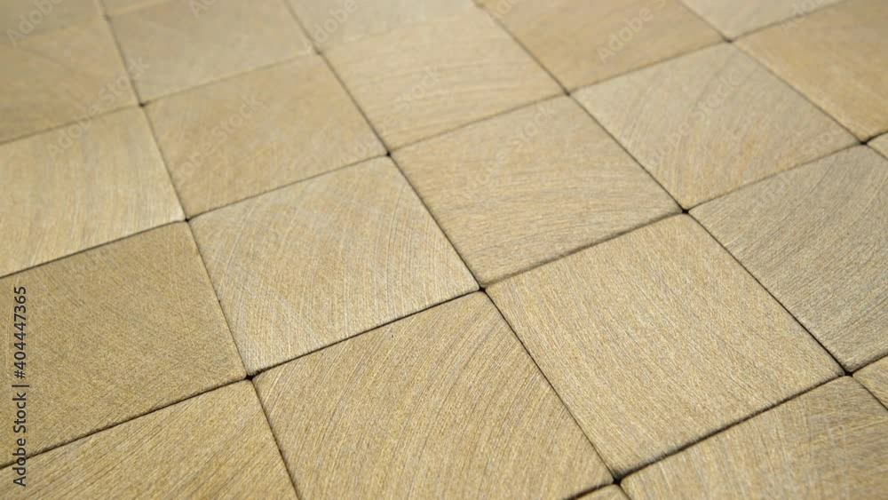 Metal surface consisting of square plates.