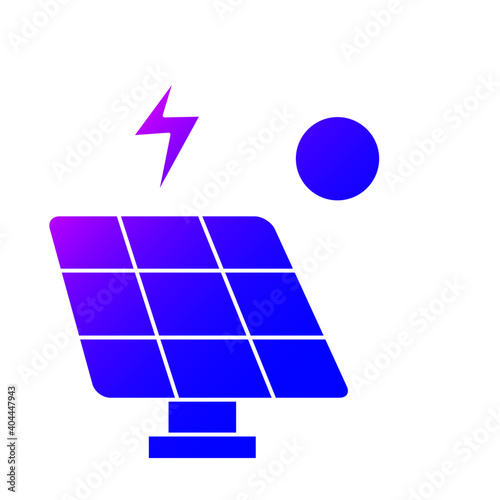 Solar cell icon